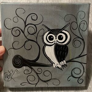Night Owl Painting